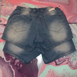 Blue jeans shorts